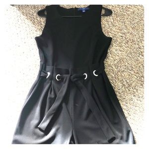 Belted Wide Leg Jumpsuit